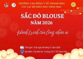 NGÀY HỘI HIẾN MÁU NHÂN ĐẠO “SẮC ĐỎ BLOUSE 2026 – HÀNH TRÌNH CỦA LÒNG NHÂN ÁI”